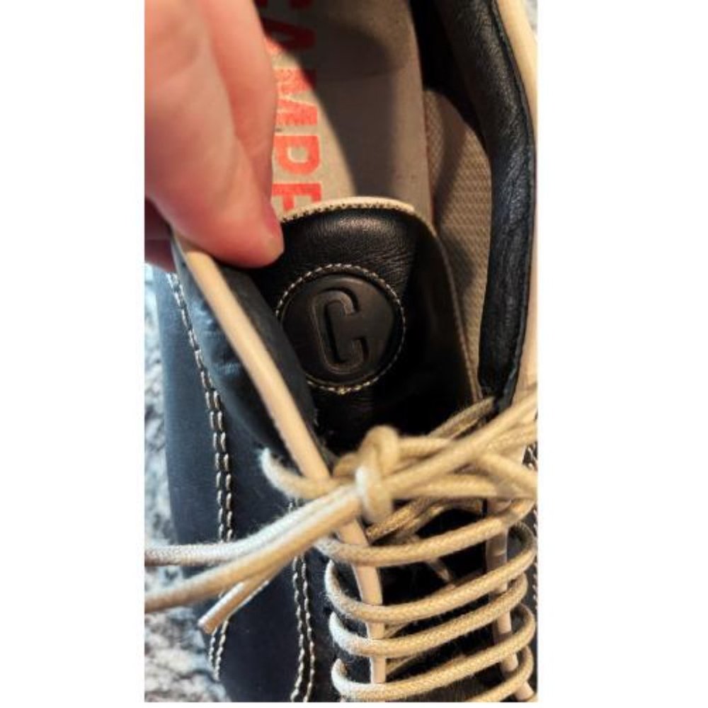 CAMPER TONAL STITCH LEATHER LOW TOP SHOES - Picture 4 of 5